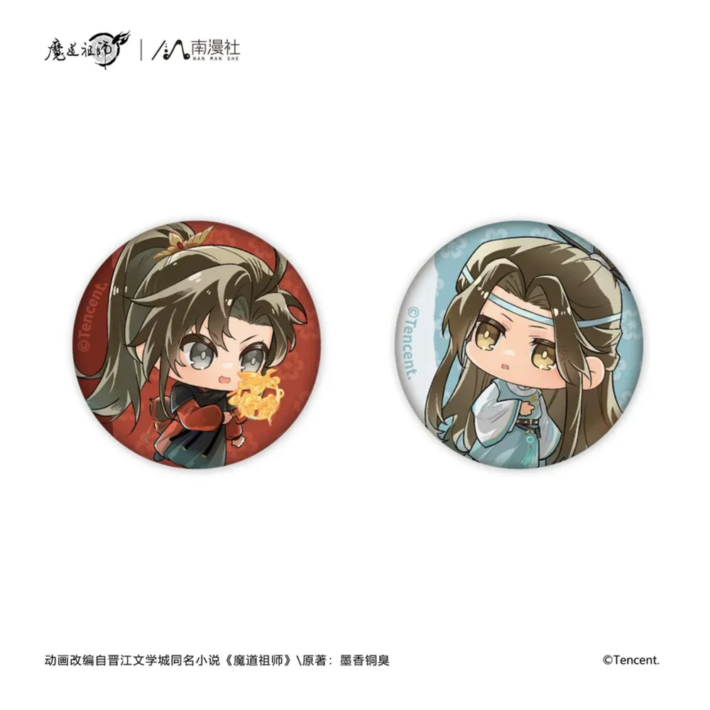 魔道祖師 · アニメ8周年 · 唐代 · ミニ缶バッジ2個セット