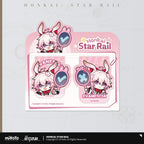 Honkai: Star Rail — Evanescia Pom-Pom Exhibition Hall Magnetic Bookmark Set of 2