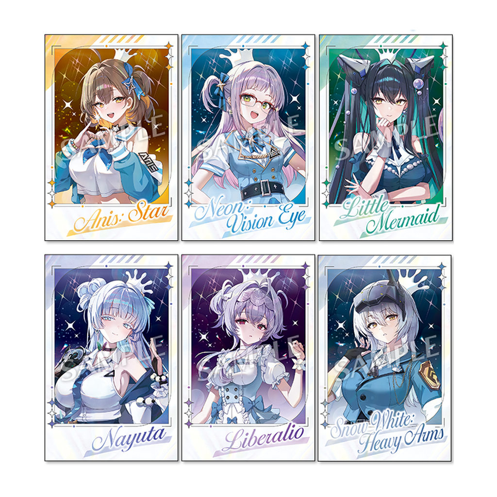 GODDESS OF VICTORY: NIKKE Photo-style character cards pair the Lawson collaboration artwork with a holographic finish and printed reverse. — view 2