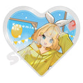 Project Sekai — Kagamine Rin (Wonderland SEKAI) Heart Acrylic Block — ZOZOTOWN Vol. 3 Commissioned Illustration