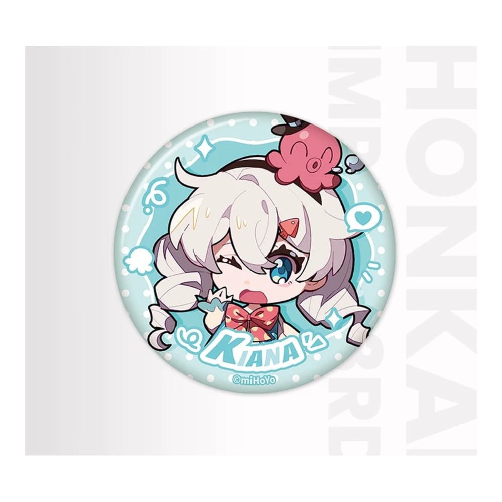 Honkai Impact 3rd Kiana Chibi Button Badge — view 1