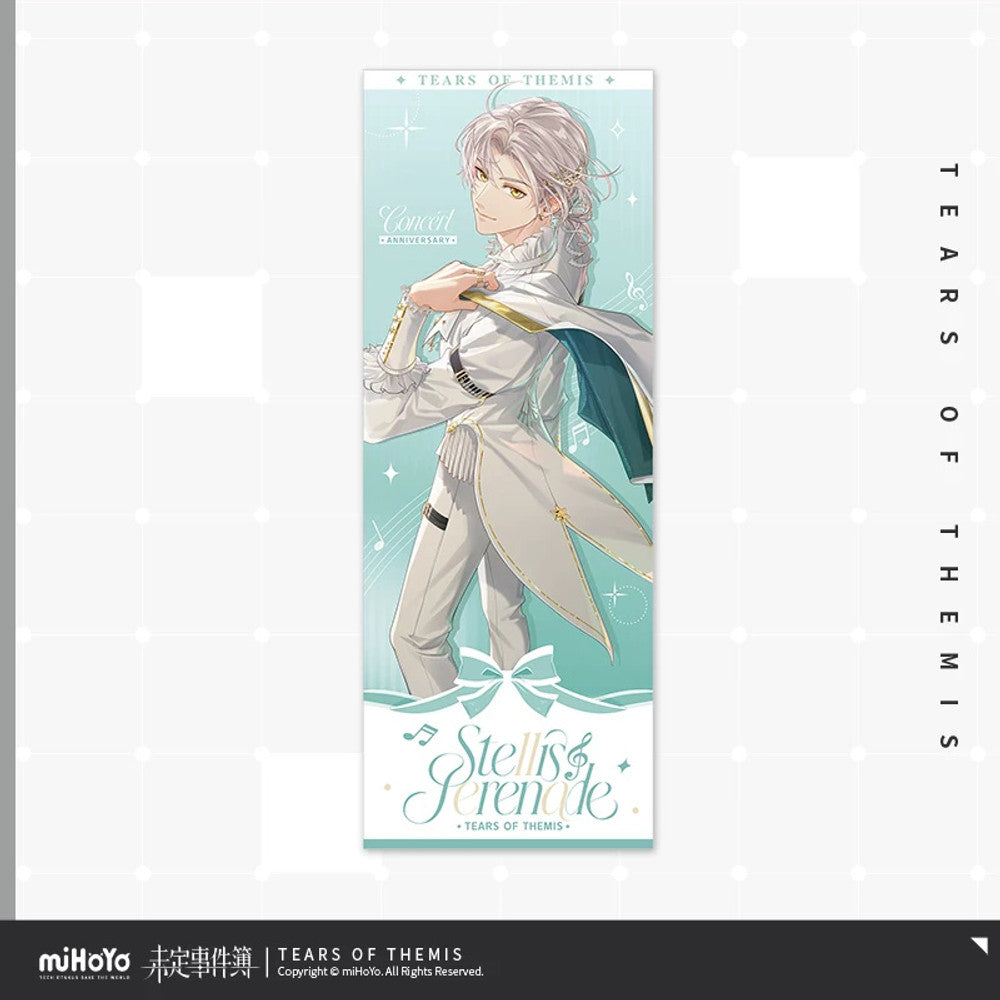 未定事件簿 · Stellis Serenade · イラストホログラム記念チケット · 森月黎 — 商品イラストと掲載デザイン
