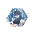 Blue Archive Saori Hexagonal acrylic block with foil birthday artwork — view 1