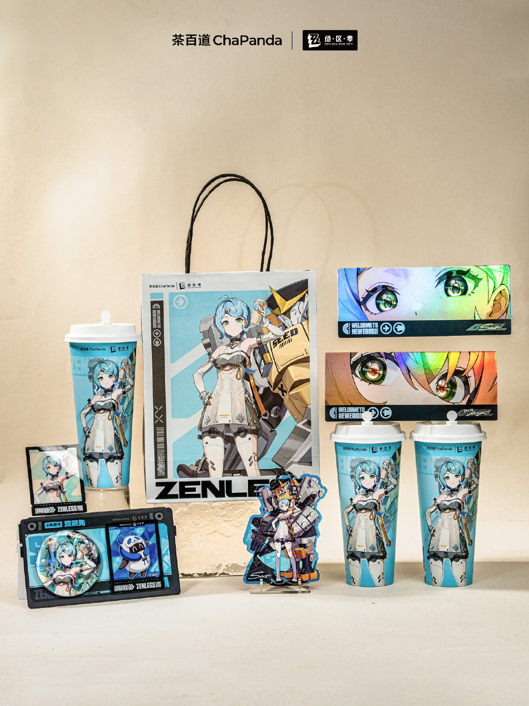 Zenless Zone Zero: Opie Acrylic Stand Keyring - ChaPanda Collab