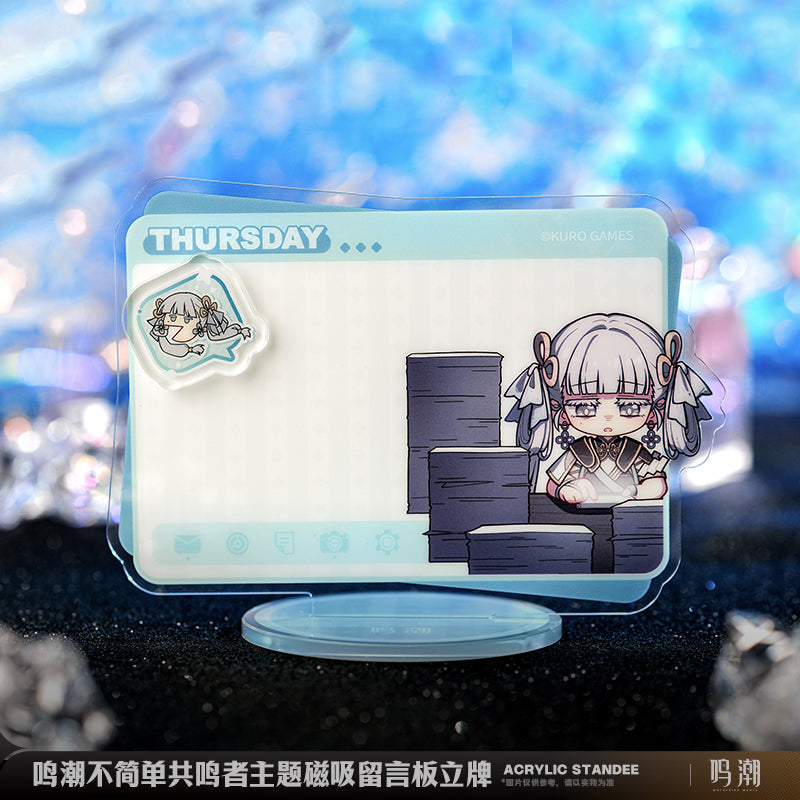 WuWa Official Wuthering Waves Resonator Theme - Magnetic Message Board Standee