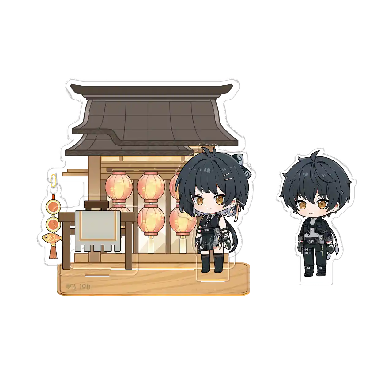 WuWa Official Wuthering Waves Mid-Autumn Festival Scene Standee Set - Wanderers: Jinhsi, Changli, and Xiangliyao Zhezhi