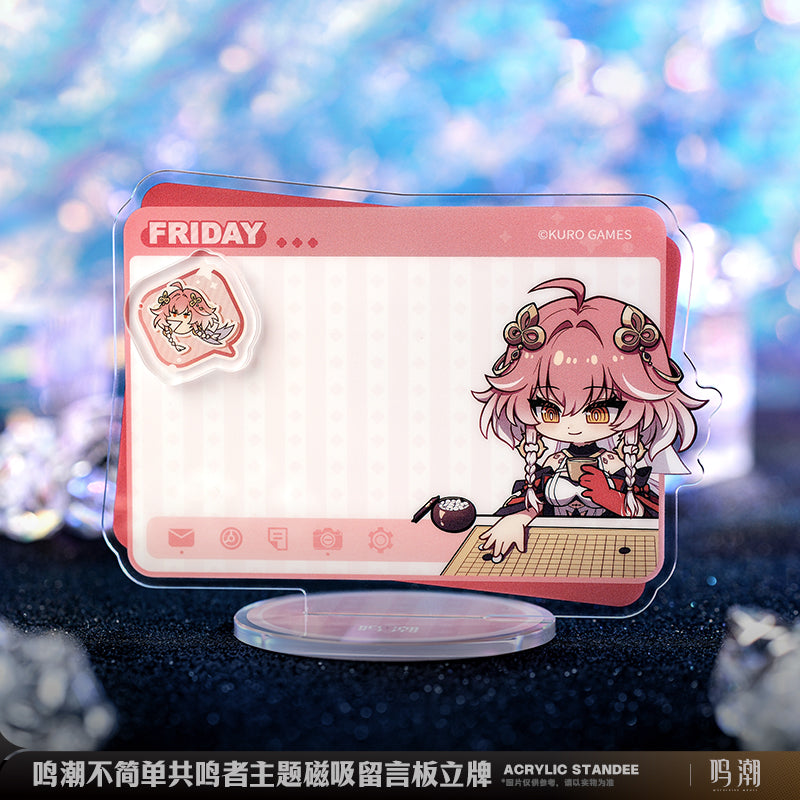 WuWa Official Wuthering Waves Resonator Theme - Magnetic Message Board Standee