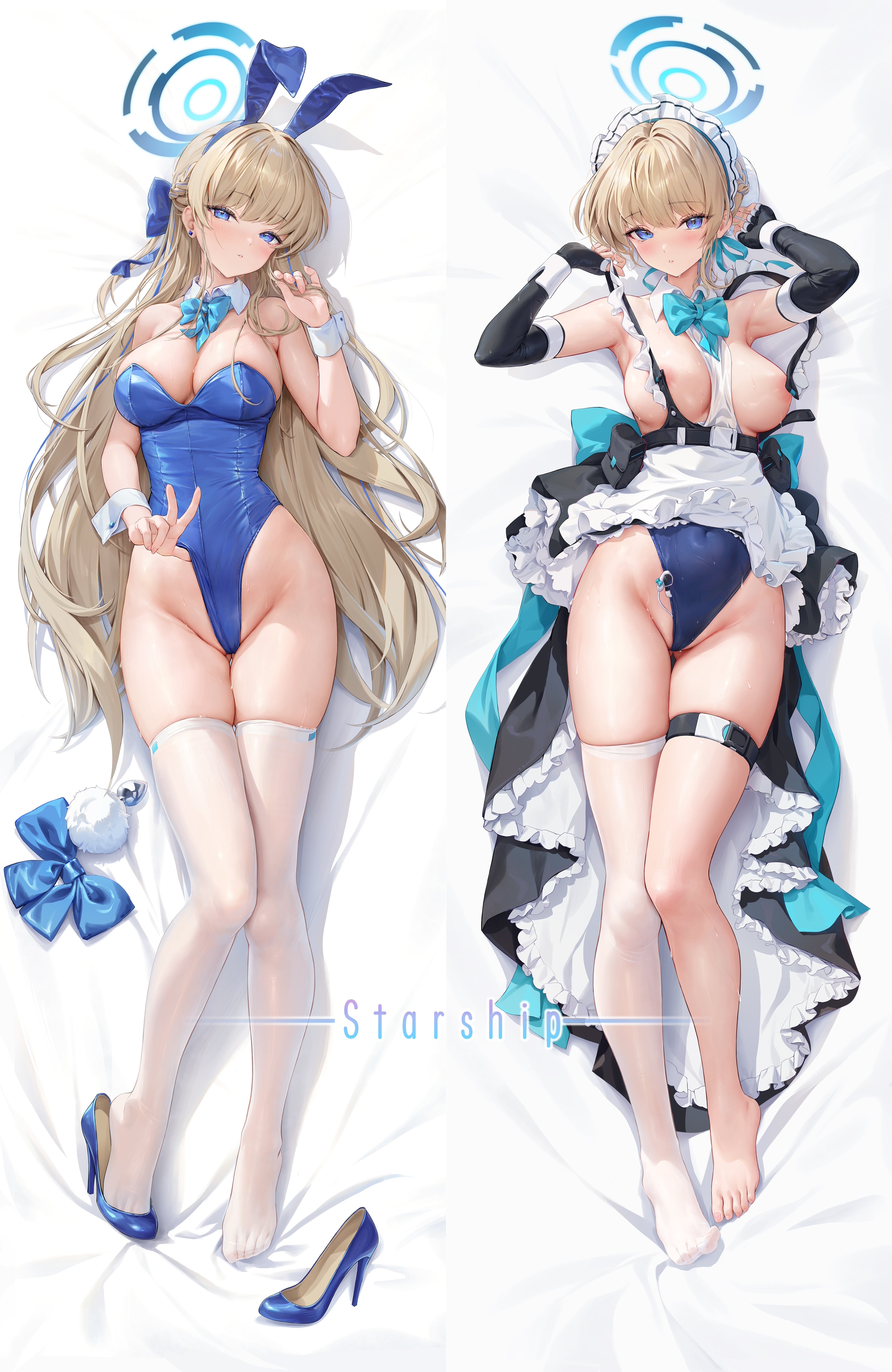 Blue Archive: Toki Bunny Girl Dakimakura Body Pillow Cover