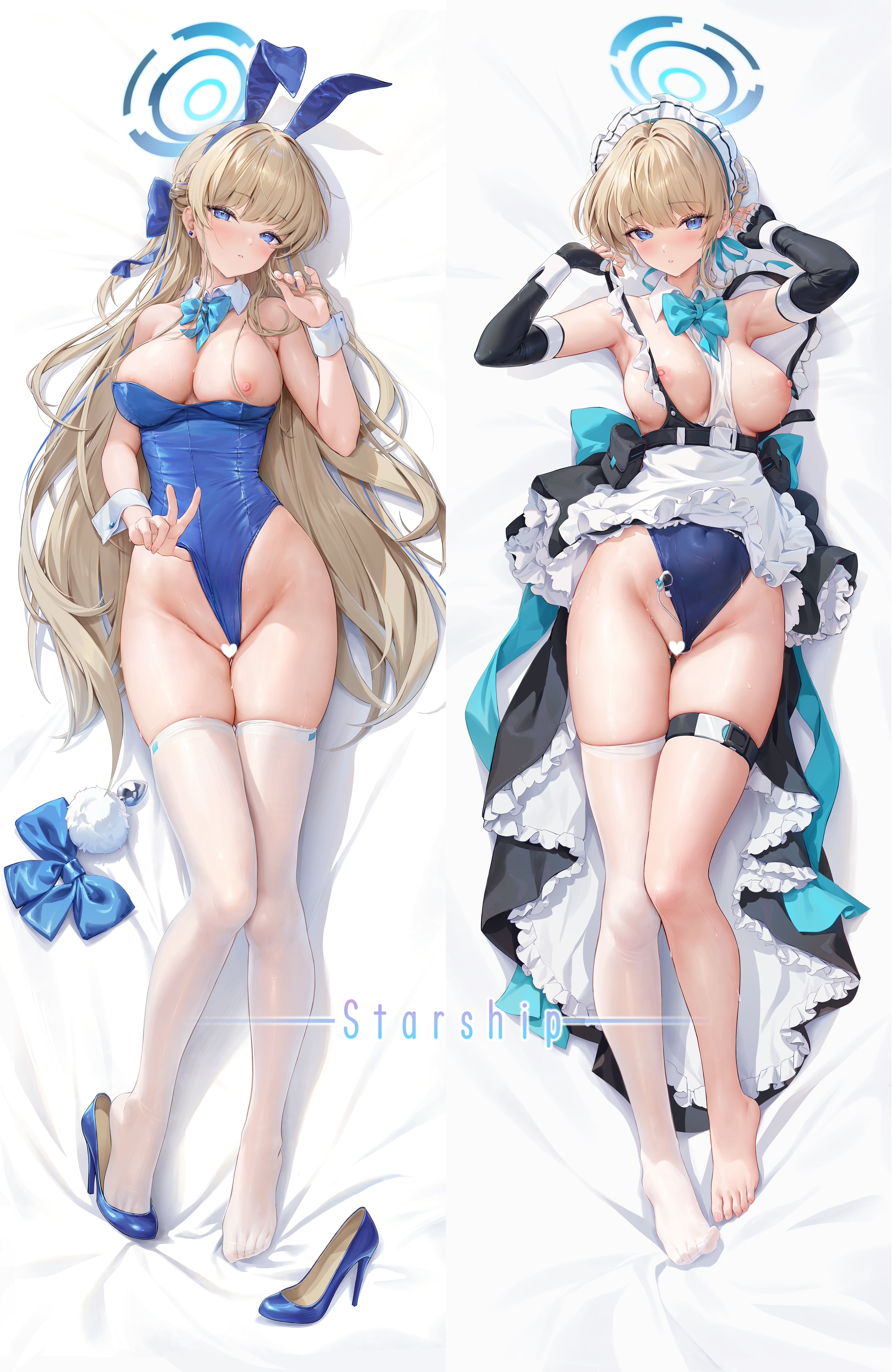 Blue Archive: Toki Bunny Girl Dakimakura Body Pillow Cover