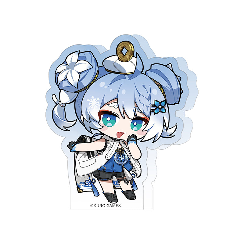WuWa Official Wuthering Waves Resonator Theme - Chibi Tracking Stained Glass Acrylic Standee