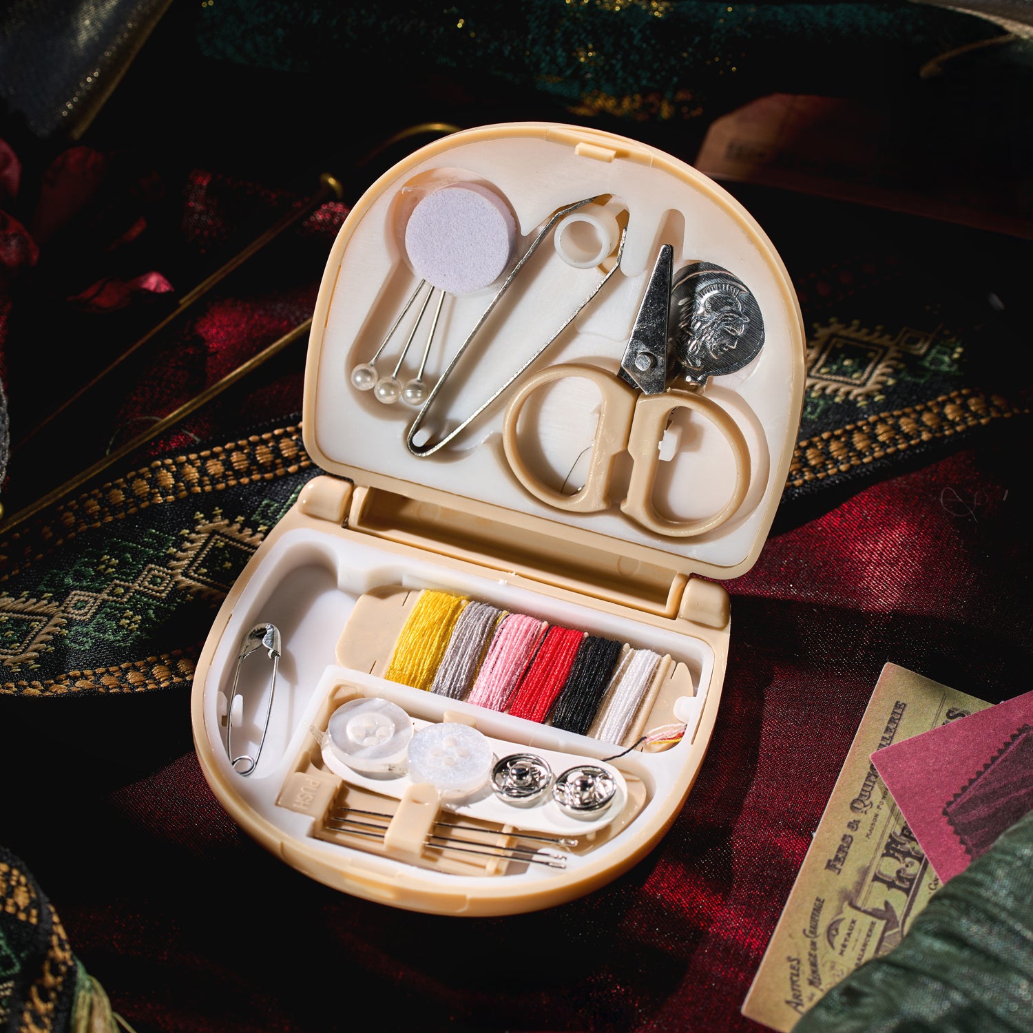 Reverse: 1999 - Marcus & Vila Portable Sewing Kit (Stitch Marks on Orbit Ver.)