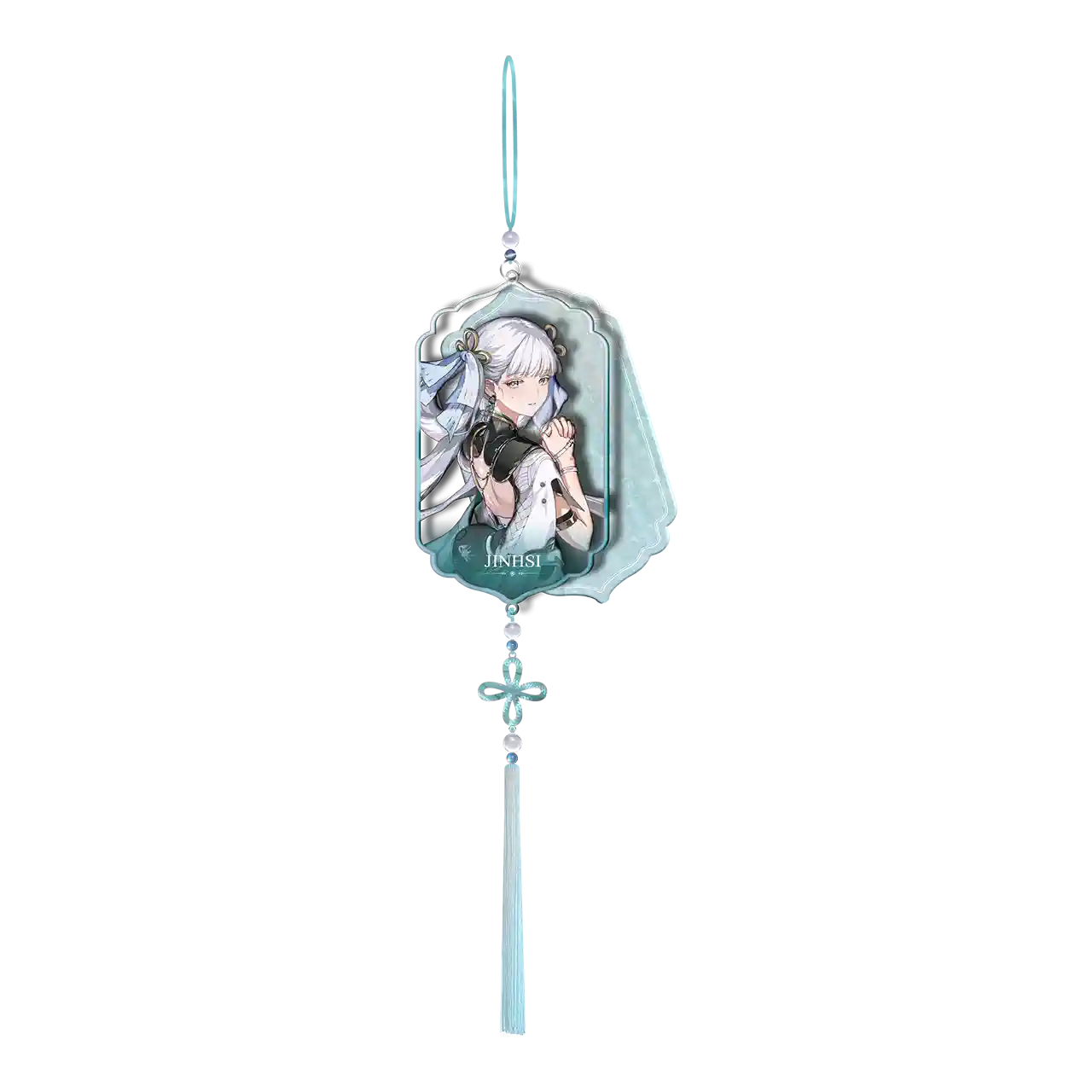 WuWa Official Wuthering Waves Resonator Theme Acrylic Shaped Keychain - Jinhsi & Changli