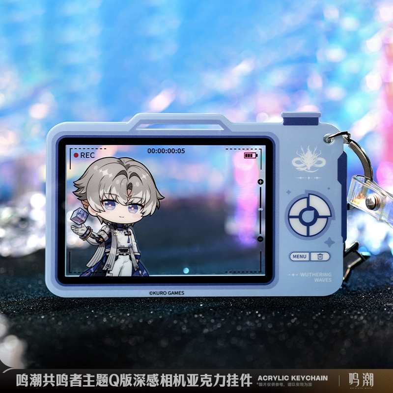 WuWa Official Wuthering Waves Resonator Theme - Chibi Deep Focus Camera Acrylic Keychain