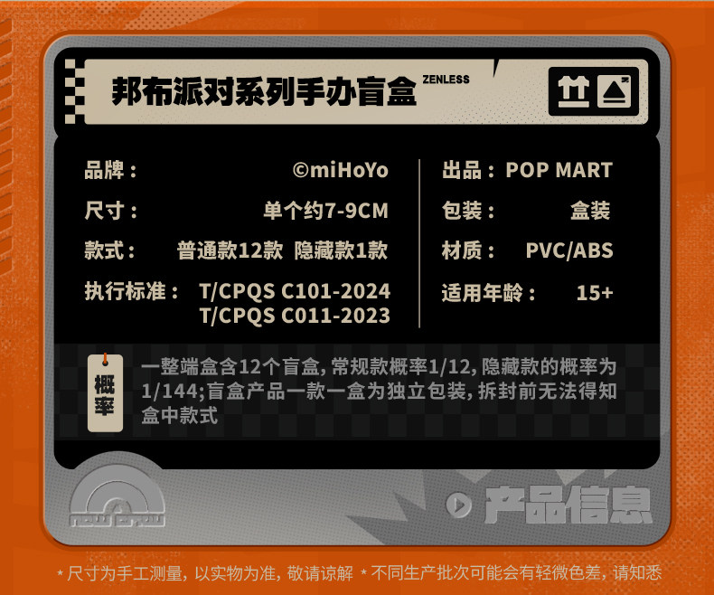 Zenless Zone Zero: Bangboo Party Series Blind Box Figure - Random