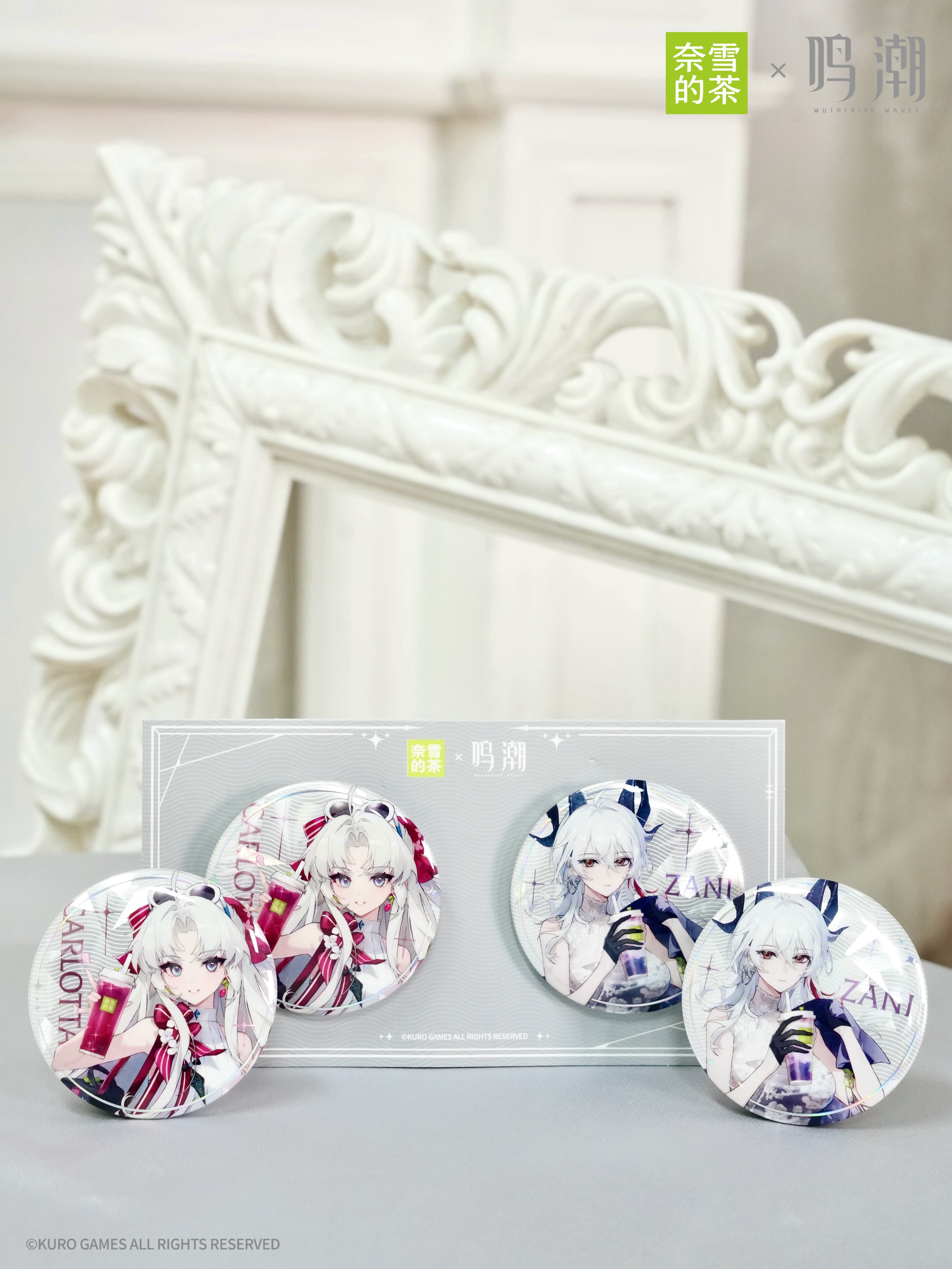 Wuthering Waves: Carlotta & Zenny Acrylic Stand - Nayuki Tea Collab Ver