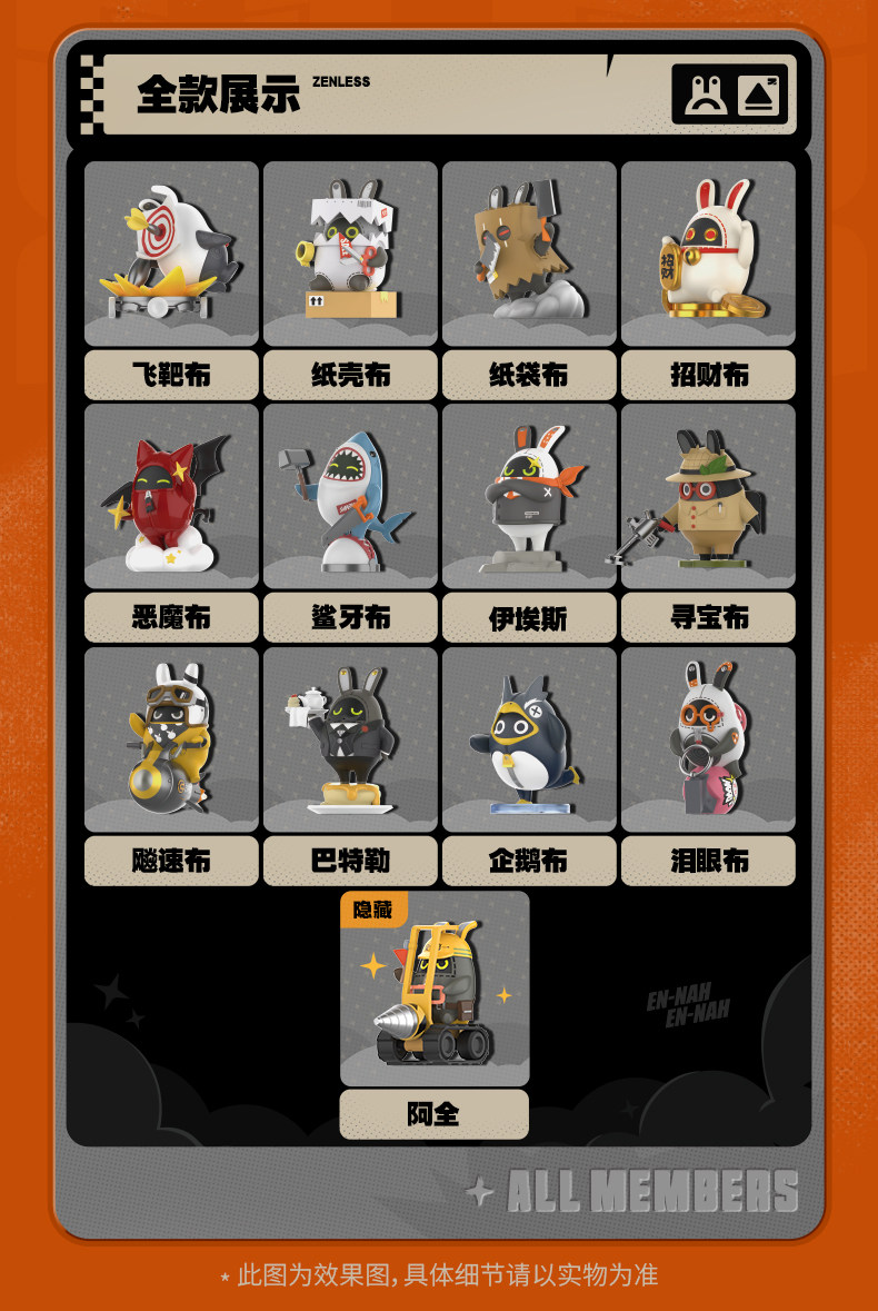 Zenless Zone Zero: Bangboo Party Series Blind Box Figure - Full Box Set (12 pcs)