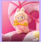 Pop Mart: Labubu The Monsters Highlight Series Plush Keyring - Happiness