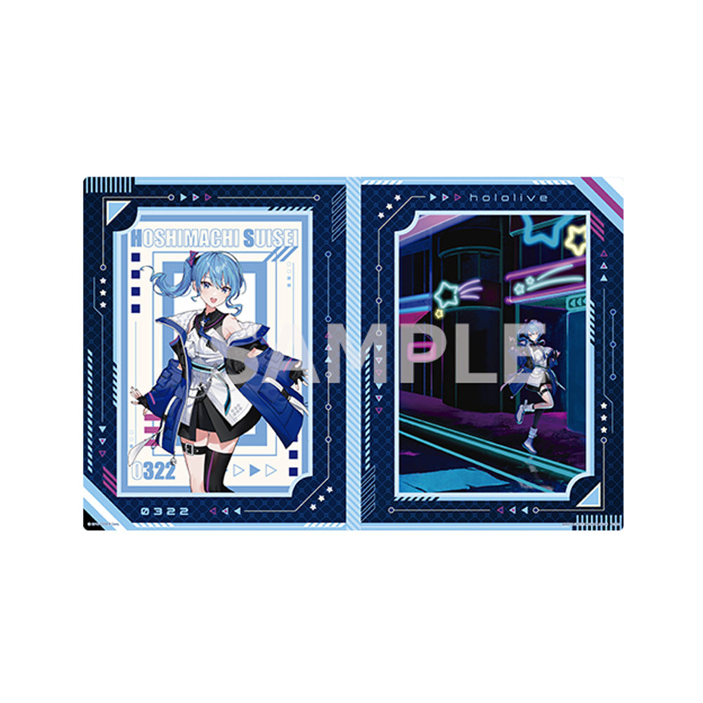 홀로라이브 공식 정품 굿즈 이치방쿠지 Cyberpunk 사이버 펑크 시리즈   엽서 세트 호시마치 스이세이