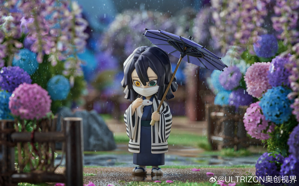 Demon Slayer: Rainy Season Series Type B Chibi Figure - 6pc Full Set
