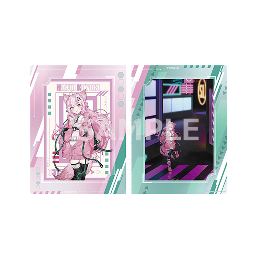 홀로라이브 공식 정품 굿즈 이치방쿠지 Cyberpunk 사이버 펑크 시리즈   엽서 세트 하쿠이 코요리