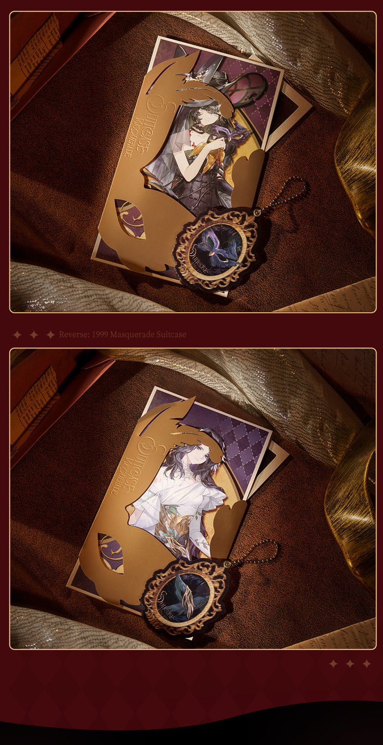 Reverse: 1999 - Sonetto 2nd Anniversary Masquerade Invitation Set [9201]