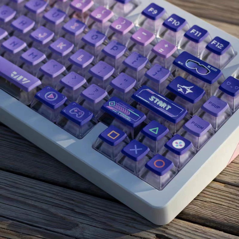 Honkai StarRail - SilverWolf Themed Translucent Keycap Set