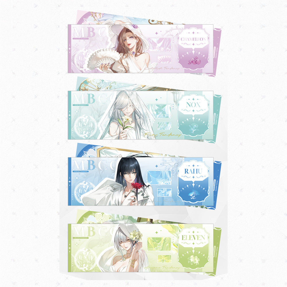 무기미도 COMICUP 공식 정품 웨딩 시리즈 굿즈 티켓 4종 세트