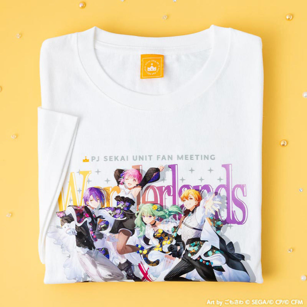 Project SEKAI White T-shirt with the four-member print — view 1