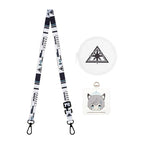 Blue Archive Shiroko Neck Strap with Coin Case — view 1