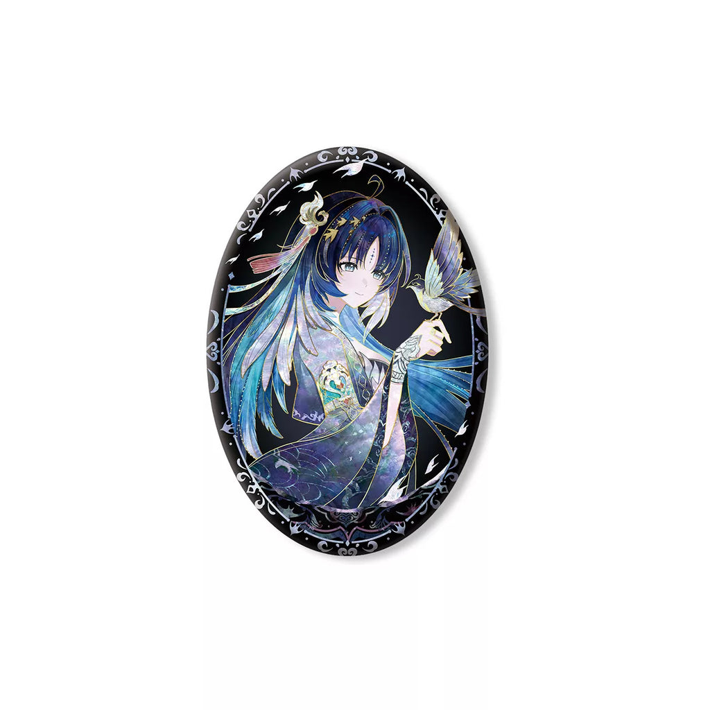 Wuthering Waves Yangyang: Xuanling Mother-of-Pearl-Style Button Badge in the original product sample — image 2