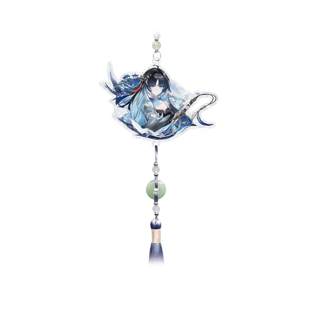 Wuthering Waves Yangyang: Xuanling Acrylic Keychain with Tassel in the original product sample — image 2