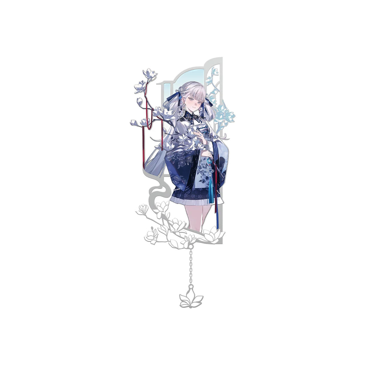 Wuthering Waves Jinhsi Metal Bookmark with Charm in the original product sample — image 2