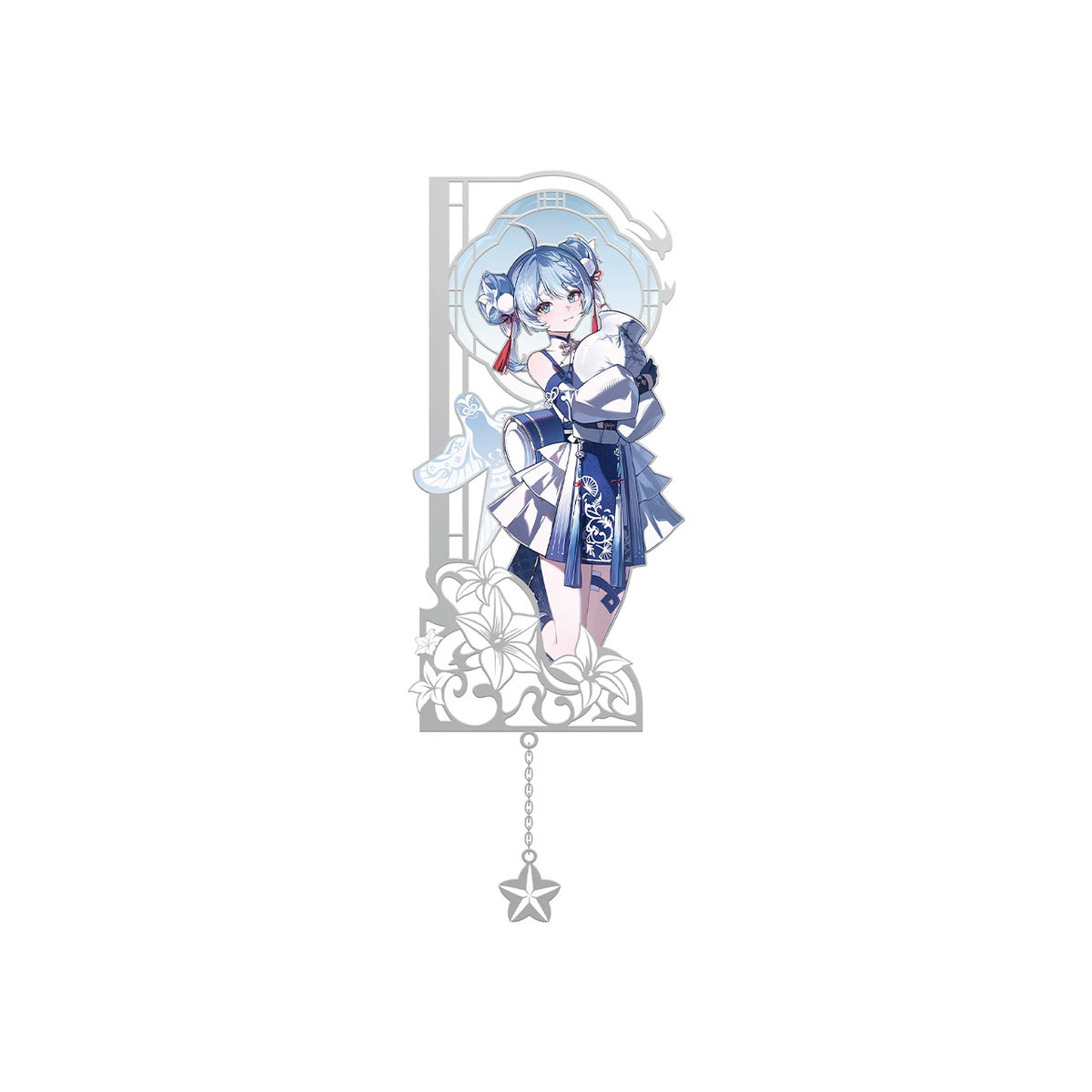 Wuthering Waves Youhu Metal Bookmark with Charm in the original product sample — image 2