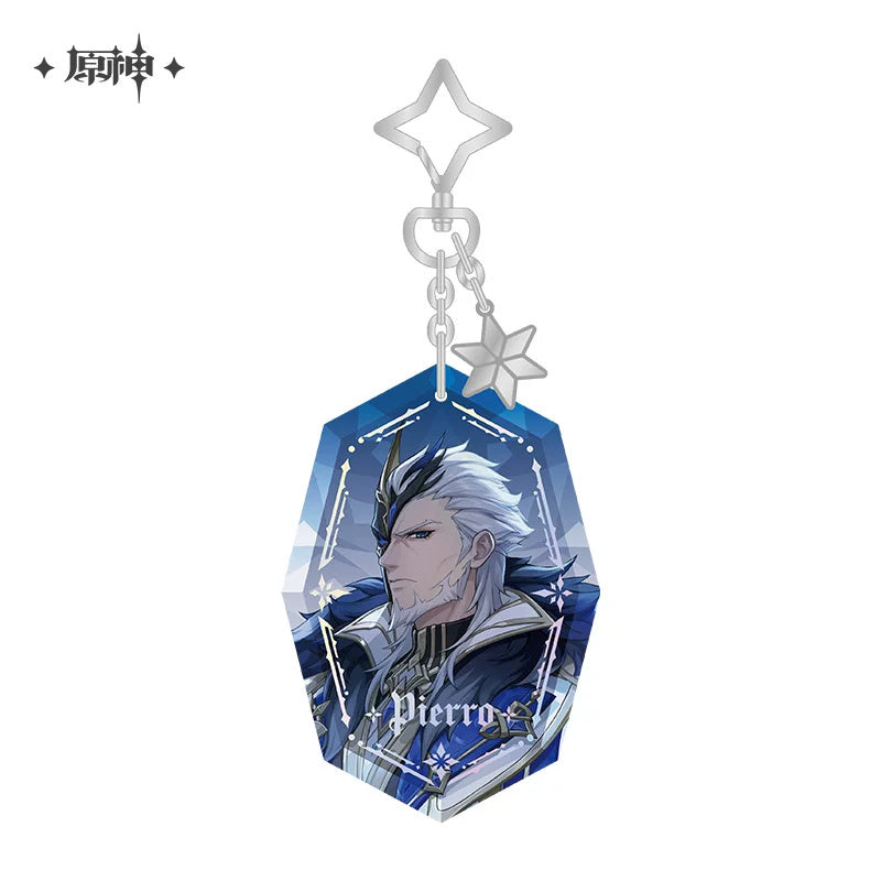 Genshin Impact Pierro Faceted Acrylic Keychain in the original product sample — image 2