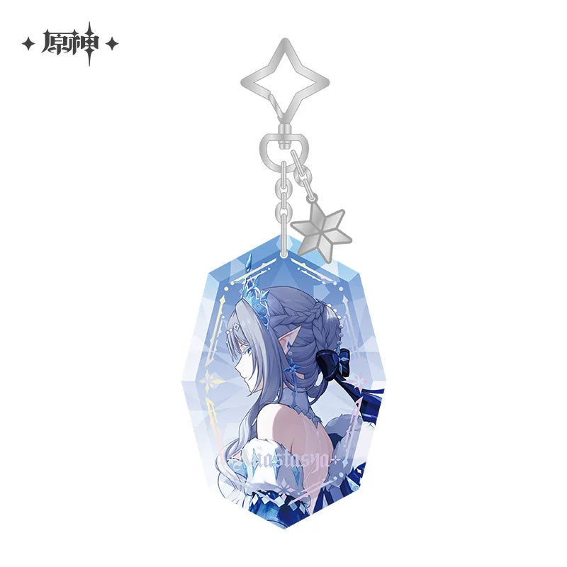 Genshin Impact Anastasiya Faceted Acrylic Keychain in the original product sample — image 2