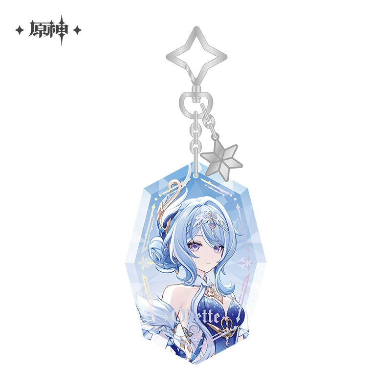 Genshin Impact Odette Faceted Acrylic Keychain in the original product sample — image 2