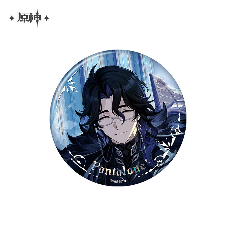 Genshin Impact Pantalone 58 mm Button Badge in the original product sample — image 2