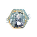 Blue Archive Mina Hexagonal acrylic block with foil birthday artwork — view 1