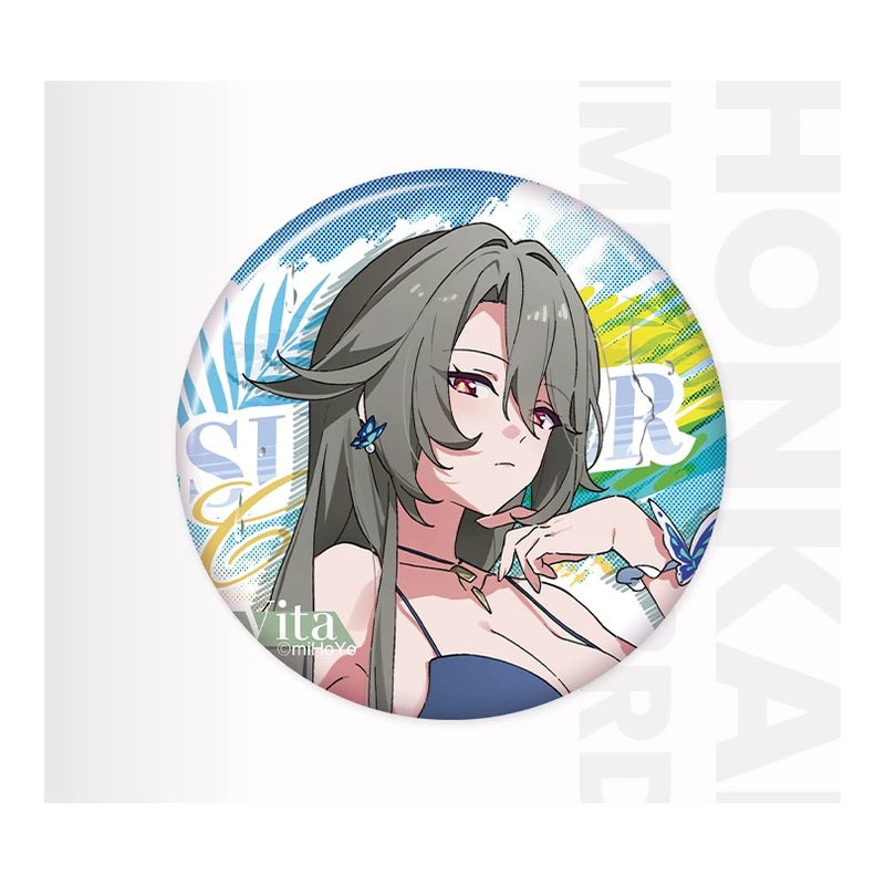 Honkai Impact 3rd Vita 58 mm Summer Badge — view 2