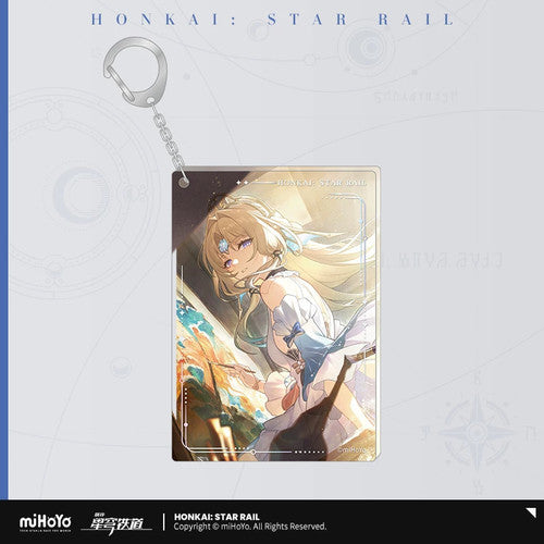 Honkai: Star Rail — Light Cone 4.0 Acrylic Keychain — Colors Offered to Tomorrow