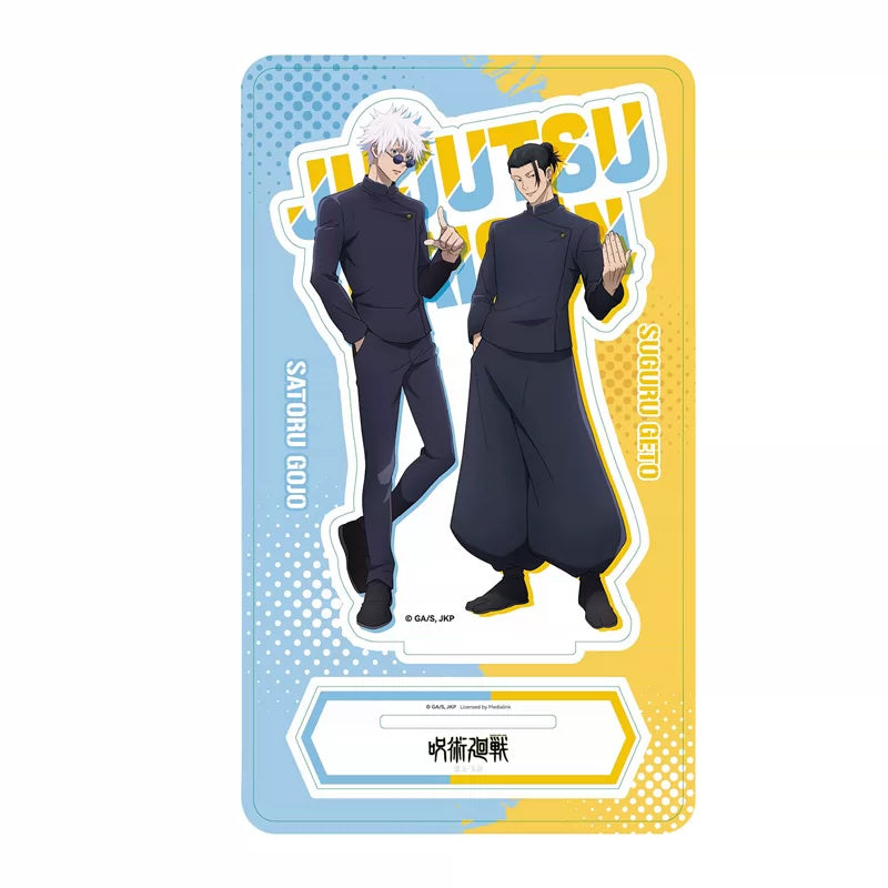 呪術廻戦 五条悟＆夏油傑 一体型二人イラストスタンド（画像2）