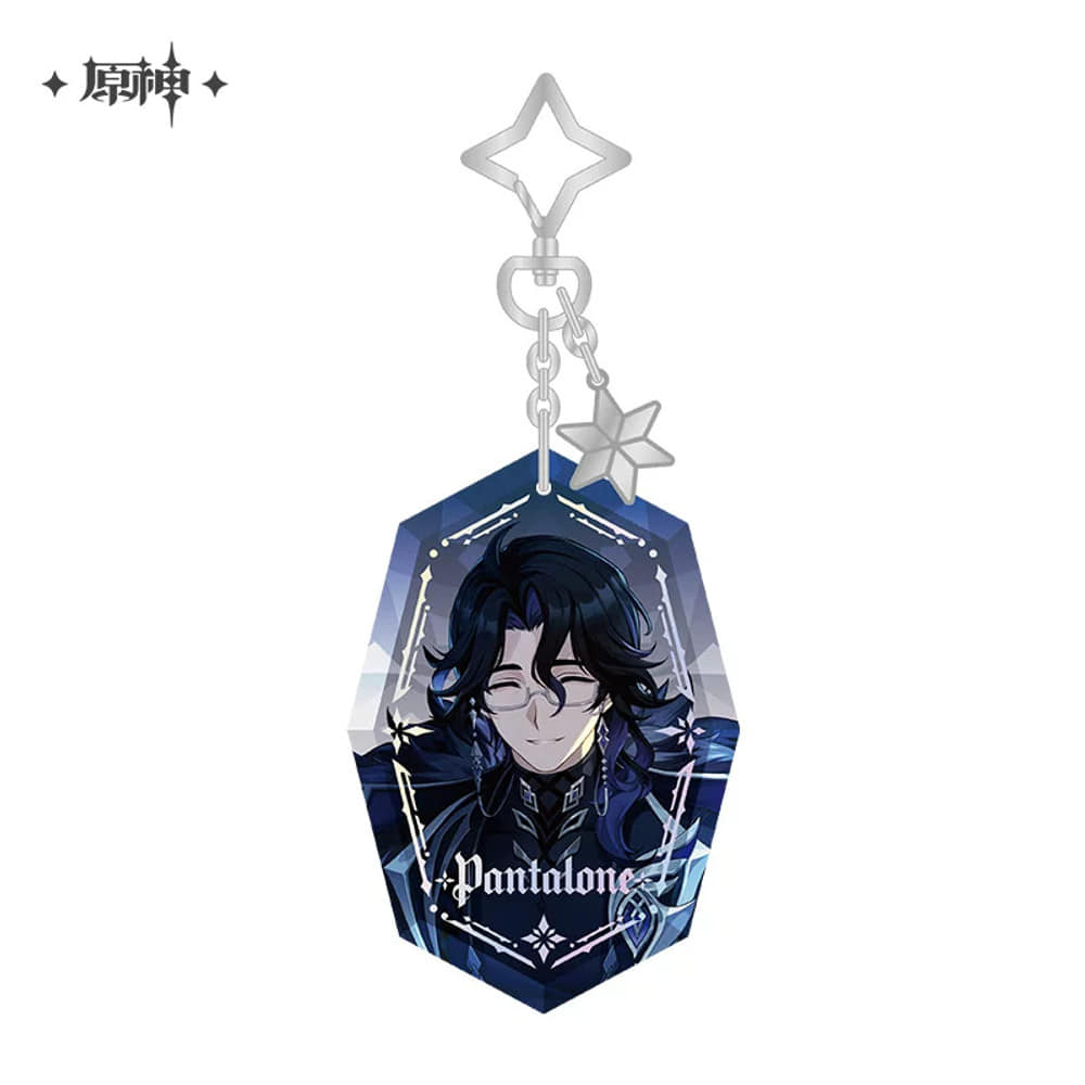 Genshin Impact Pantalone Faceted Acrylic Keychain in the original product sample — image 1