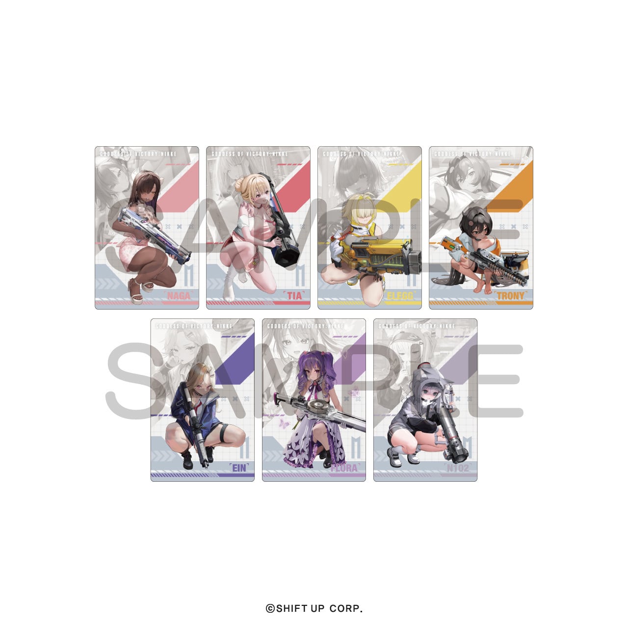 승리의 여신 니케 공식 정품 굿즈 건걸 메탈 카드 컬렉션 Vol.3 BOX