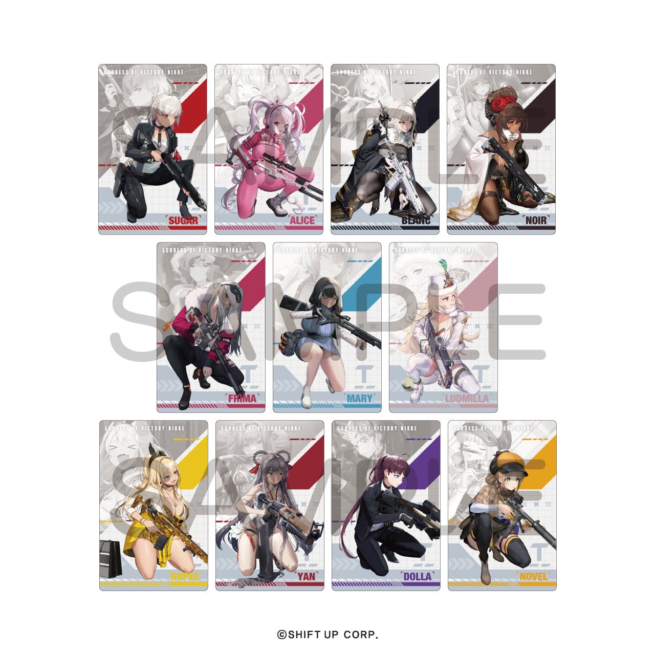 승리의 여신 니케 공식 정품 굿즈 건걸 메탈 카드 컬렉션 Vol.3 BOX