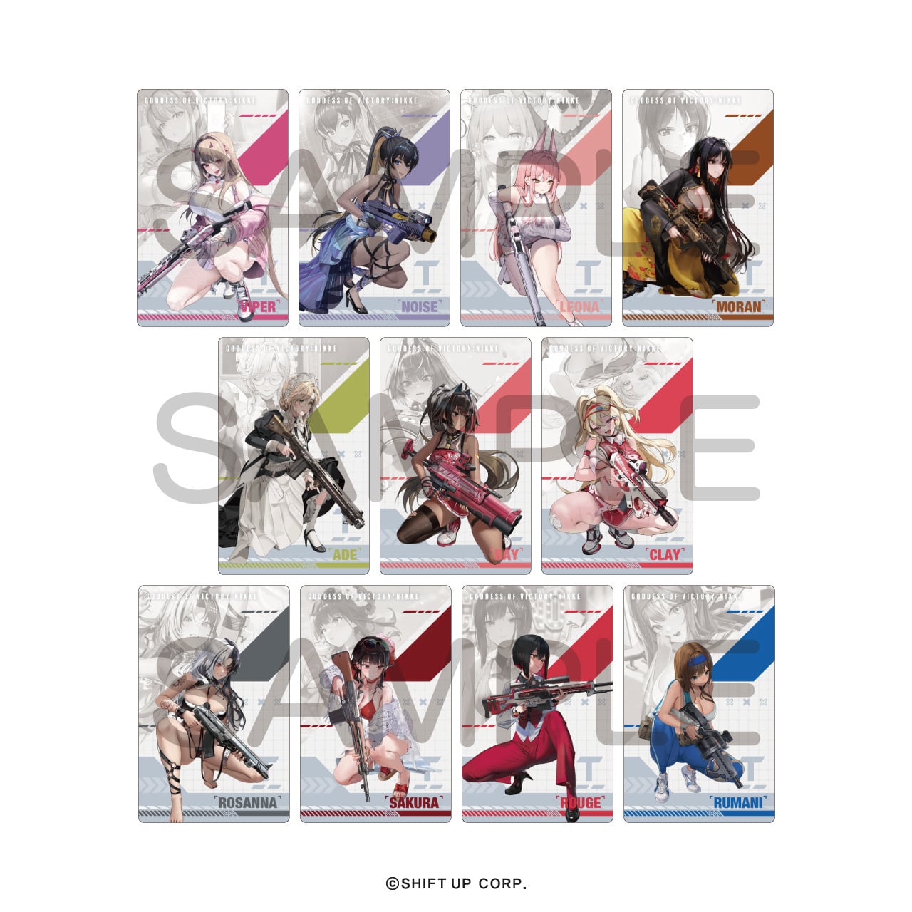 승리의 여신 니케 공식 정품 굿즈 건걸 메탈 카드 컬렉션 Vol.3 BOX