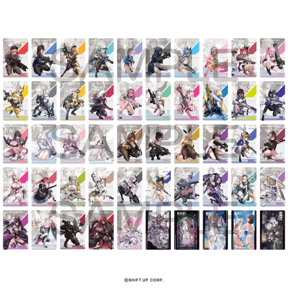 승리의 여신 니케 공식 정품 굿즈 건걸 메탈 카드 컬렉션 Vol.1 BOX