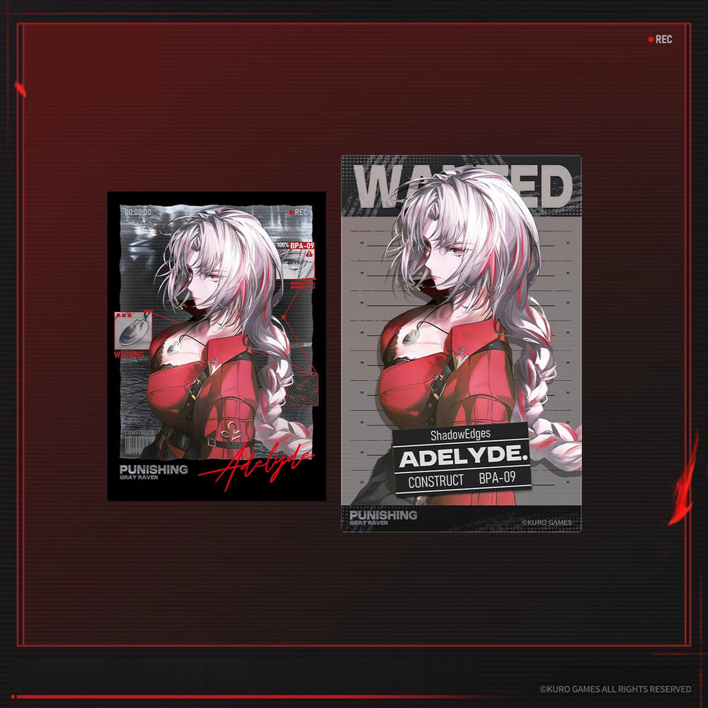 Punishing: Gray Raven — Adelaide Clear Polaroid Card Set — Shadow Edges Theme