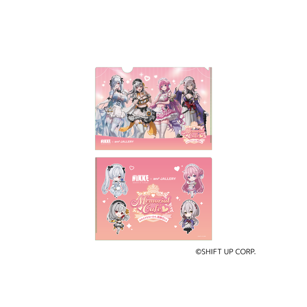 GODDESS OF VICTORY: NIKKE × and GALLERY Cafe Vol. 1 Clear File Folder – Group · 1