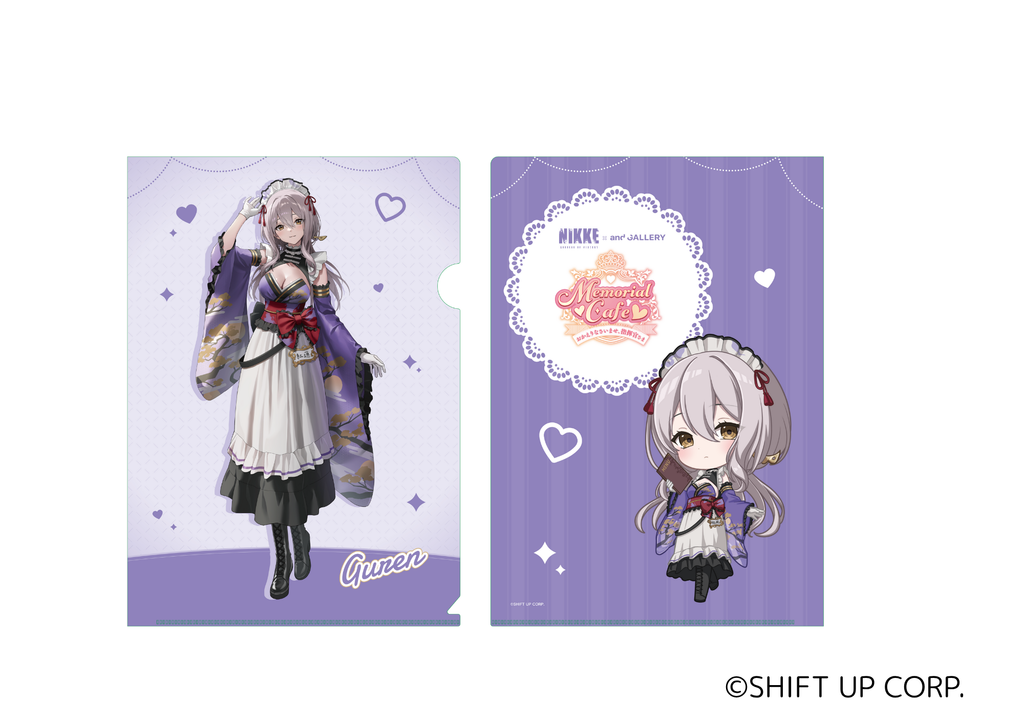 GODDESS OF VICTORY: NIKKE × and GALLERY Cafe Vol. 1 Clear File Folder – Scarlet · 2