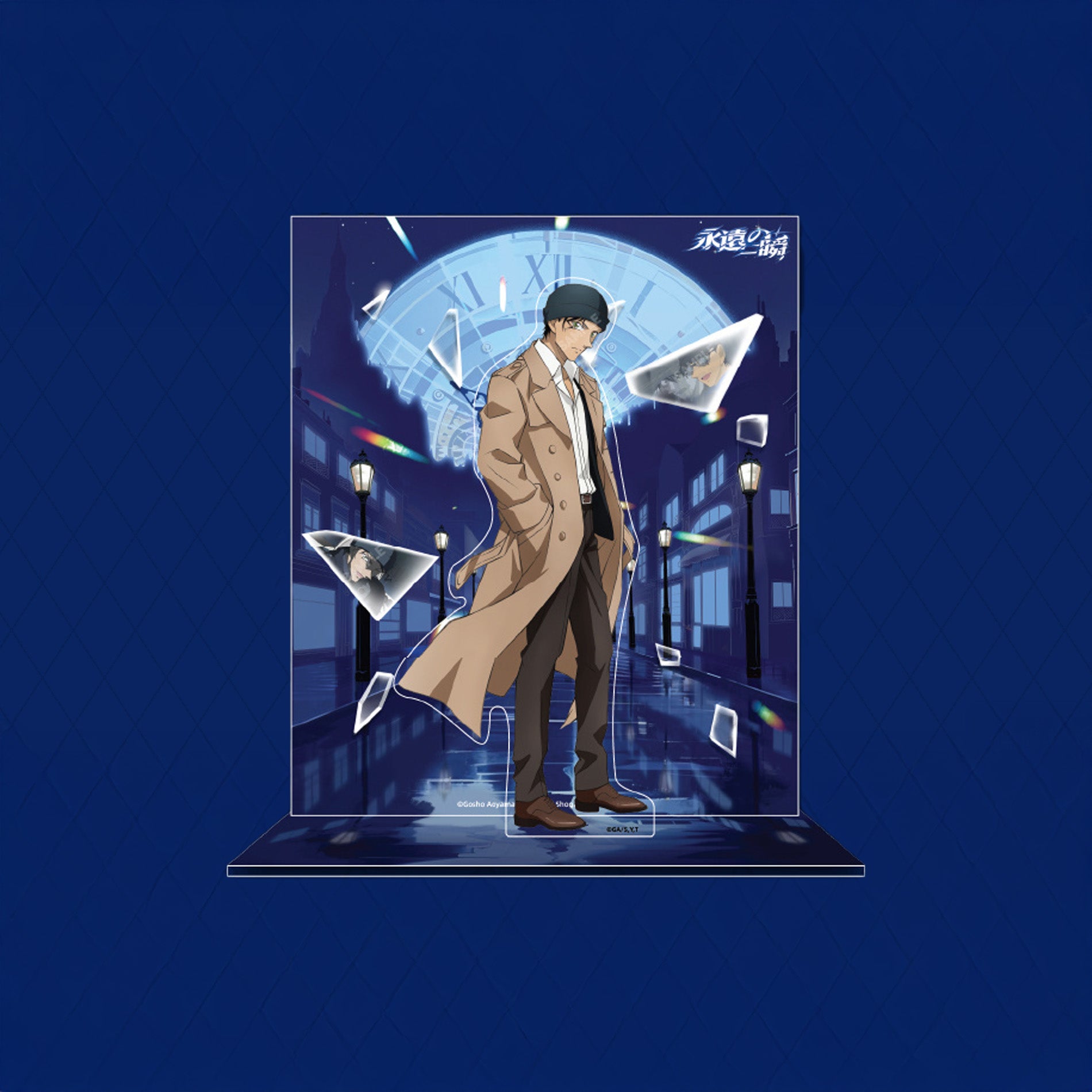 명탐정 코난 공식 정품 굿즈 영원의 순간 시리즈 상하이 팝업 스토어 아크릴 배경 스탠드 아카이 슈이치